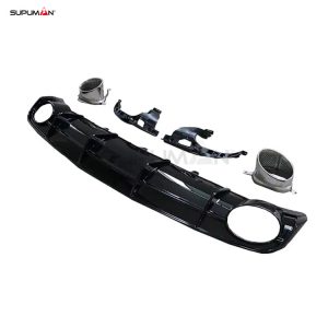 audi a6 rs6 rear diffuser 2016-2018