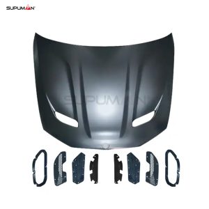 bmw 5 series g30 m5 cs style front engine hood kit 2018-2022