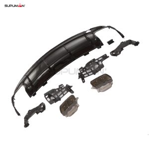 Mercedes Benz CLA rear bumper diffuser kit 2013-2018