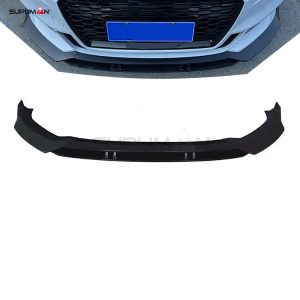 audi a3 rs3 series abt style front bumper lip 2017-2020