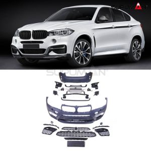 bmw x6 f16 x6m style full body kit 2016-2019
